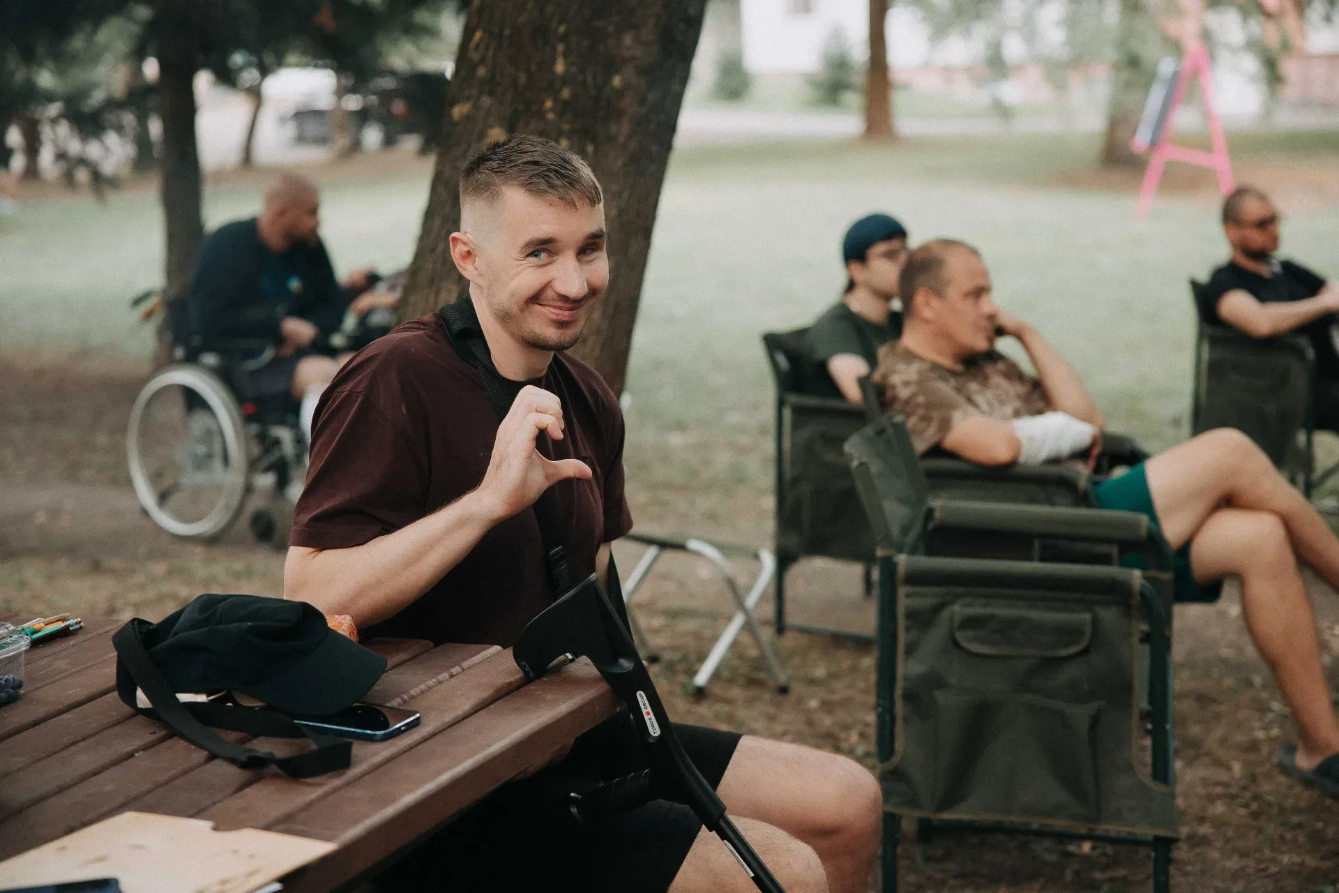 Вечір з ПЕТРОСОМ у внутрішньому дворику обласної лікарні